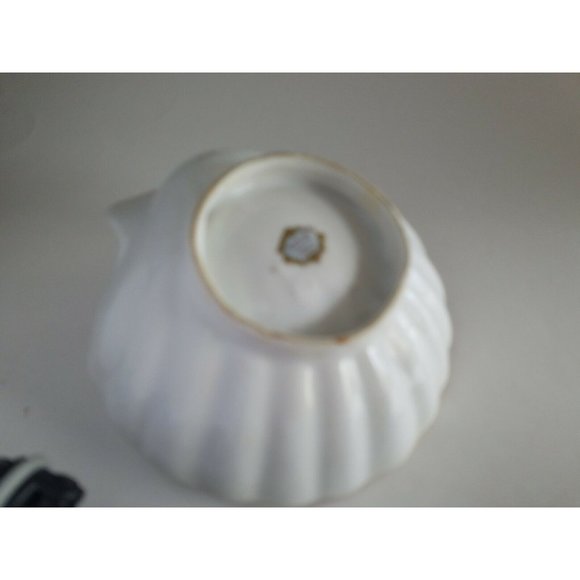 Vintage Nasco Japan Shell Porcelain dish hand painted flowers - Picture 4 of 6